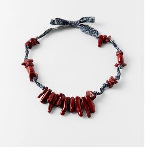 ZARA BEADED CORD NECKLACE